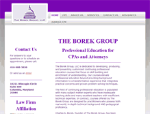 Tablet Screenshot of borekgroup.com